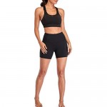 Jugofar Yoga Short Women High Waist Side Pockets Workout Running Athletic Back Pocket Shorts 5