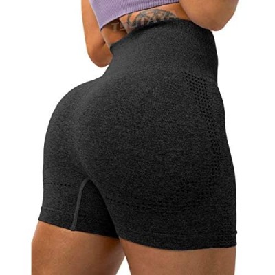 TSUTAYA Seamless High Waist Gym Shorts Womens Vital Athletic Tummy Control Booty Workout Shorts
