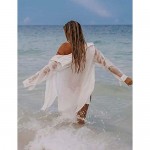 Ailunsnika Long Sleeve Shirt Bathing Suit Cover Up for Women Swimsuit Cover Ups Beach Dress