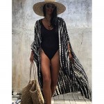 Bsubseach Women's Sexy Fashion Loose Bikini Swimwear Cover Up Long Kimono Cardigan