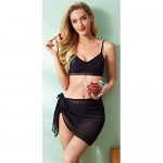 Swimsuit Cover Ups for Women Sarong Beach Wrap Sheer Short Skirt Bikini Chiffon Scarf for Swimwear