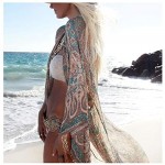 Wander Agio Womens Bikini Cover Ups Beach Coverup Swimsuits Sunscreen Long Covers Embroider
