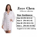 Women’s Swimsuit Cover up Silky Button Down Shirt Midi Dress Kimono Summer Bathing Suit Beach Coverups for Women (CP-Aline)