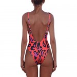 Adreamly Women's One Piece Tummy Control V Neck Backness Swimsuits Bathing Suit Swimwear Beachwear