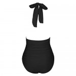 CUPSHE Women's One Piece Swimsuit Halter Tummy Control Multiway Swimwear Bathing Suits