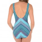 Miraclesuit Women's Slimming Swimwear Casbah Escape Tummy Control Underwire One Piece Swimsuit